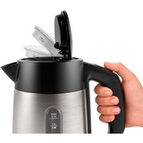 Bosch TWK4P440 bollitore elettrico 1,7 L 2400 W Nero, Acciaio inox accaio/Nero, 1,7 L, 2400 W, Nero, Acciaio inox, Acciaio inox, Indicatore del livello dell'acqua, Arresto di sicurezza contro il surriscaldamento
