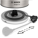 Bosch TWK4P440 bollitore elettrico 1,7 L 2400 W Nero, Acciaio inox accaio/Nero, 1,7 L, 2400 W, Nero, Acciaio inox, Acciaio inox, Indicatore del livello dell'acqua, Arresto di sicurezza contro il surriscaldamento
