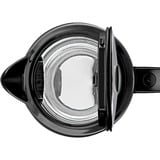 Bosch TWK70B03 bollitore elettrico 1,7 L 2400 W Nero, Trasparente Nero, 1,7 L, 2400 W, Nero, Trasparente, Vetro, Indicatore del livello dell'acqua, Arresto di sicurezza contro il surriscaldamento