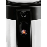 Bosch TWK70B03 bollitore elettrico 1,7 L 2400 W Nero, Trasparente Nero, 1,7 L, 2400 W, Nero, Trasparente, Vetro, Indicatore del livello dell'acqua, Arresto di sicurezza contro il surriscaldamento