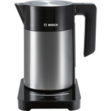 Bosch TWK7203 bollitore elettrico 1,7 L 1850 W Nero, Acciaio inossidabile Nero, 1,7 L, 1850 W, Nero, Acciaio inossidabile, Acciaio inossidabile, Termostato regolabile, Indicatore del livello dell'acqua