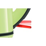 Bosch TWK7506 bollitore elettrico 1,7 L 2200 W Nero, Verde verde chiaro/antracite, 1,7 L, 2200 W, Nero, Verde, Indicatore del livello dell'acqua, Arresto di sicurezza contro il surriscaldamento, Senza filo
