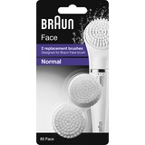 Braun 119562 accessorio spazzola per pulizia del viso 2 pz Testina per spazzola per viso Testina per spazzola per viso, Braun, Face 810, Donna, Bianco, 6 g