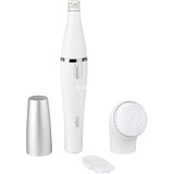 Braun Face 810 – Epilatore Donna Per Il Viso Con Spazzola Di Pulizia E Batterie Supplementari bianco/Argento, Nero, Blu, 10 pinzette, Guance, Mento, Fronte, 0,02 mm, Cet appareil n’est pas conçu pour être utilisé par des enfants ou des personnes dont les..., Batteria