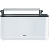 Braun HT 3110 White 1 fetta/e 1000 W Bianco bianco, 1 fetta/e, Bianco, Plastica, Pulsanti, Manopola, 1000 W