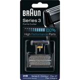 Braun Series 3 Testina di Ricambio per Rasoio Elettrico Uomo 31B Nero - Compatibile Con I Rasoi Nero, Testina per rasatura, 1 testina/e, Nero, Plastica, Metallo, Braun, geschikt voor de scheerapparaten 380, 360, 5877, 5874, 5775, 5770, 5715, 5665, 5614, 5612, 5600,...