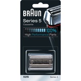 Braun Series 5 Testina di Ricambio per Rasoio Elettrico Uomo 52S Color Argento - Compatibile Con I Rasoi, Testina di rasatura argento, Testina per rasatura, 1 testina/e, Argento, 18 mese(i), Germania, Braun