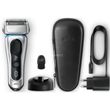 Braun Series 8 - 8359s, Rasoio argento/Blu