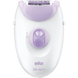 Braun Silk-épil 3 -170, Epilatore Donna Per La Rimozione Duratura Dei Peli - Bianco/Viola bianco/Viola, Epilatore Donna Per La Rimozione Duratura Dei Peli - Bianco/Viola, Bianco, Porpora, 20 pinzette, Germania, Om hygiënische redenen raden wij af het apparaat met andere personen te..., AC, 100 - 240 V