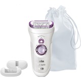 Braun Silk-épil 9 SensoSmart 9/700 40 pinzette Viola, Bianco, Epilatore bianco/Viola, Viola, Bianco, 40 pinzette, Da Incasso, 1 h, 50 min