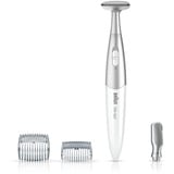 Braun Silk-épil FG 1100 Argento, Bianco bianco/Argento, Argento, Bianco, Mini Stilo AAA, Alcalino, 1.5 V, 120 min, 45 mm