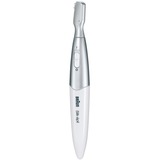 Braun Silk-épil FG 1100 Argento, Bianco, Rasio per donne bianco/Argento, Argento, Bianco, Mini Stilo AAA, Alcalino, 1.5 V, 120 min, 45 mm