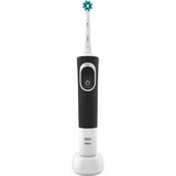 Braun Vitality 100 Spazzolino Elettrico Nero Braun Nero/Bianco, Adulto, Spazzolino rotante-oscillante, Nero, Bianco, 2 min, Batteria, Batteria integrata