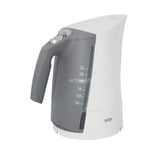 Braun WK 500 bollitore elettrico 1,6 L 3000 W Bianco bianco, 1,6 L, 3000 W, Bianco, Indicatore del livello dell'acqua, Arresto di sicurezza contro il surriscaldamento, Senza filo, Vendita al dettaglio