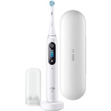 Braun iO Series 8N Adulto Spazzolino a vibrazione Bianco, Spazzolino da denti elettrico bianco, Adulto, Spazzolino a vibrazione, Cura quotidiana, Pulito profondo, Cura gum, Sensibile, Sbiancante, Bianco, 2 min, Rotondo