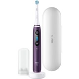 Braun iO Series 8N Adulto Spazzolino a vibrazione Porpora, Spazzolino da denti elettrico viola/Bianco, Adulto, Spazzolino a vibrazione, Cura quotidiana, Pulito profondo, Cura gum, Sensibile, Sbiancante, Porpora, 2 min, Rotondo