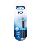 Braun iO Ultimate Clean 4 pz Nero Nero, 4 pz, Nero, 3 mese(i), Oral-B, iO, Scatola