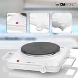 Clatronic EKP 3582 Bianco Superficie piana Piastra sigillata 1 Fornello(i), Piastra calda bianco, Bianco, Superficie piana, Piastra sigillata, 1 Fornello(i), 1 Fornello(i), Rotondo