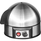 Clatronic EK 3321 Pentolino per uova 7 uovo/uova 400 W Nero, Acciaio inossidabile accaio, 220-240 V, 50 - 60 Hz