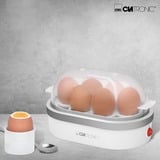 Clatronic HA-EGGBOIL-13 Pentolino per uova bianco/Argento, 230 V, 50 Hz