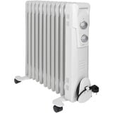 Clatronic RA 3737 Interno Bianco 2300 W Riscaldatore ambiente elettrico a olio bianco, Riscaldatore ambiente elettrico a olio, Olio, CE, Interno, Pavimento, Bianco