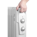 Clatronic RA 3737 Interno Bianco 2300 W Riscaldatore ambiente elettrico a olio bianco, Riscaldatore ambiente elettrico a olio, Olio, CE, Interno, Pavimento, Bianco