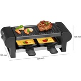 Clatronic Raclette-Grill RG 3592 Nero/Argento