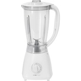 Clatronic UM 3470 1,5 L Frullatore da tavolo 500 W Bianco bianco/trasparente, Frullatore da tavolo, 1,5 L, Funzione pulsante, Tritaghiaccio, 500 W, Bianco