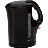 Clatronic WK 3462 bollitore elettrico 1 L 900 W Nero Nero, 1 L, 900 W, Nero, Indicatore del livello dell'acqua, Arresto di sicurezza contro il surriscaldamento, Senza filo