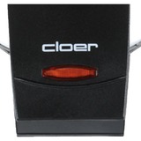 Cloer 0260 piastra per waffle 1 waffle 800 W Nero, Bianco bianco, 800 W, 230 V, Metallo