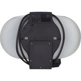 Cloer 1329 piastra per waffle 1200 W Nero, Acciaio inossidabile, Cialde argento/Nero, 1200 W, 230 V
