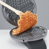 Cloer 1629 piastra per waffle 5 waffle 930 W Nero, Metallico argento/Nero, 240 mm, 185 mm, 100 mm, 930 W, 230 V