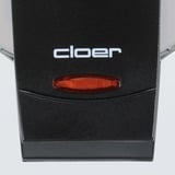 Cloer 1629 piastra per waffle 5 waffle 930 W Nero, Metallico argento/Nero, 240 mm, 185 mm, 100 mm, 930 W, 230 V
