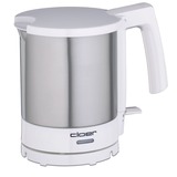 Cloer 4701 bollitore elettrico 1,5 L 1800 W Acciaio inossidabile, Bianco accaio/Bianco, 1,5 L, 1800 W, Acciaio inossidabile, Bianco, Senza filo