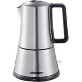 Cloer 5928 macchina per caffè Boccale per moca elettrico, Macchina per espresso accaio, Boccale per moca elettrico, Caffè macinato, 365 W, Acciaio inossidabile