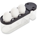 Cloer 6021 Pentolino per uova 3 uovo/uova 300 W Bianco bianco, 65 mm, 230 mm, 130 mm, 230 V, Vendita al dettaglio