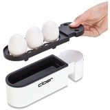 Cloer 6021 Pentolino per uova 3 uovo/uova 300 W Bianco bianco, 65 mm, 230 mm, 130 mm, 230 V, Vendita al dettaglio