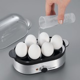 Cloer 6099 6eggs Nero, Argento Pentolino per uova argento, 110 mm, 230 mm, 135 mm, Vendita al dettaglio