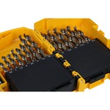 DEWALT CASSETTA Set di punte per trapano 29 pezzo(i) oro, Trapano, Set di punte per trapano, Acciaio in lega, High-Speed Steel (HSS), 29 pezzo(i), 1, 1.5, 2, 2.5, 3, 3.2, 3.3, 3.5, 4, 4.2, 4.5, 4.8, 5, 5.5, 6, 6.5, 7, 7.5, 8, 8.5, 9, 9.5, 10,...