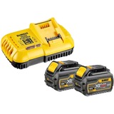 DEWALT DCB118T2-QW batteria e caricabatteria per utensili elettrici Caricatore per batteria Caricatore per batteria, Ioni di Litio, DeWalt, Nero, Giallo, Ioni di Litio, 2 pezzo(i)