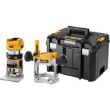 DEWALT DCW604NT-XJ fresa verticale e tagliabordi Nero, Giallo 25500 Giri/min giallo/Nero, Fixed base, Senza spazzola, Nero, Giallo, 25500 Giri/min, 6,6.35 (1/4"),8 (5/16"), 16000 Giri/min