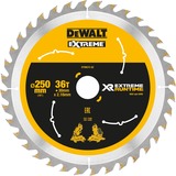 DEWALT DT99572-QZ lama circolare 25 cm 1 pezzo(i), Lama per sega Legno, 25 cm, 3 cm, Punta a carburo di tungsteno (TCT), 1,6 mm, 6000 Giri/min