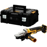 DEWALT Smerigliatrice angolare a testa piatta a batteria DCG405FNT, 18 Volt Nero/Giallo
