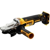 DEWALT Smerigliatrice angolare a testa piatta a batteria DCG405FNT, 18 Volt Nero/Giallo