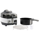 DeLonghi 1396/1 1400 W Nero, Grigio, Trasparente, Friggitrice ad aria calda argento, 1400 W, 8 persona(e), Nero, Grigio, Trasparente, Plastica, Ceramica, LED