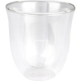 DeLonghi 5513214601 bicchiere da caffè Trasparente 2 pz 190 ml trasparente, Trasparente, Vetro, 2 pz, Chiara, 190 ml, 95 mm