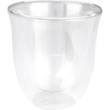 DeLonghi 5513214601 bicchiere da caffè Trasparente 2 pz 190 ml, Vetro trasparente, Trasparente, Vetro, 2 pz, Chiara, 190 ml, 95 mm