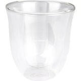 DeLonghi 5513214601 bicchiere da caffè Trasparente 2 pz 270 ml, Vetro trasparente, Trasparente, Vetro, 2 pz, Chiara, 270 ml, 95 mm