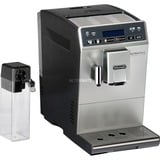 DeLonghi Autentica Cappuccino ETAM 29.660.SB Macchina per espresso, Macchina automatica argento/Nero, Macchina per espresso, Chicchi di caffè, Macinatore integrato, 1450 W, Nero, Acciaio inossidabile