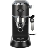 DeLonghi Dedica Style Dedica EC685.BK Macchina da Caffè Manuale Espresso e Cappuccino, Compatibile con Polvere o Cialde E.S.E., Spegnimento Automatico, Serbatoio Estraibile 1.1L, 1450W, 15bar, Nero, Macchina per espresso Nero/argento lucido, Compatibile con Polvere o Cialde E.S.E., Spegnimento Automatico, Serbatoio Estraibile 1.1L, 1450W, 15bar, Nero, Macchina per espresso, 1,1 L, Cialde caffè, Caffè macinato, 1300 W, Nero, Argento